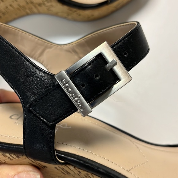 Charles by Charles David black cork  bottomed platform - Picture 7 of 10